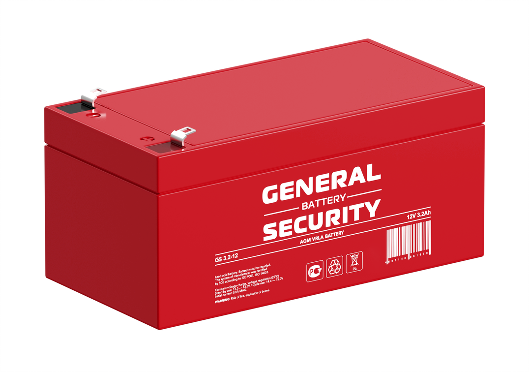 General Security GS3.2-12 12 V 3.2 Ah