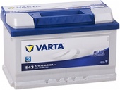 VARTA BLUE Dynamic 72 R+ низкая (LB3)