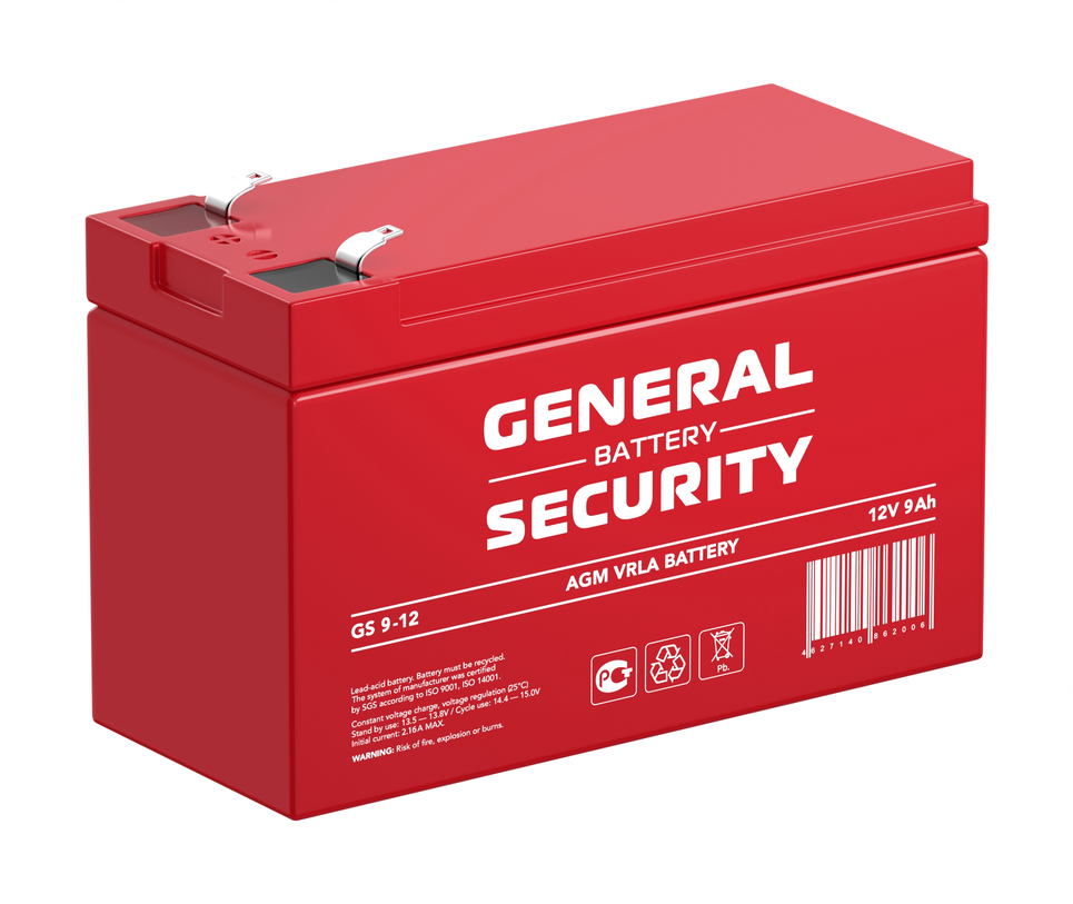 General Security GS9-12 12 V 9 Ah